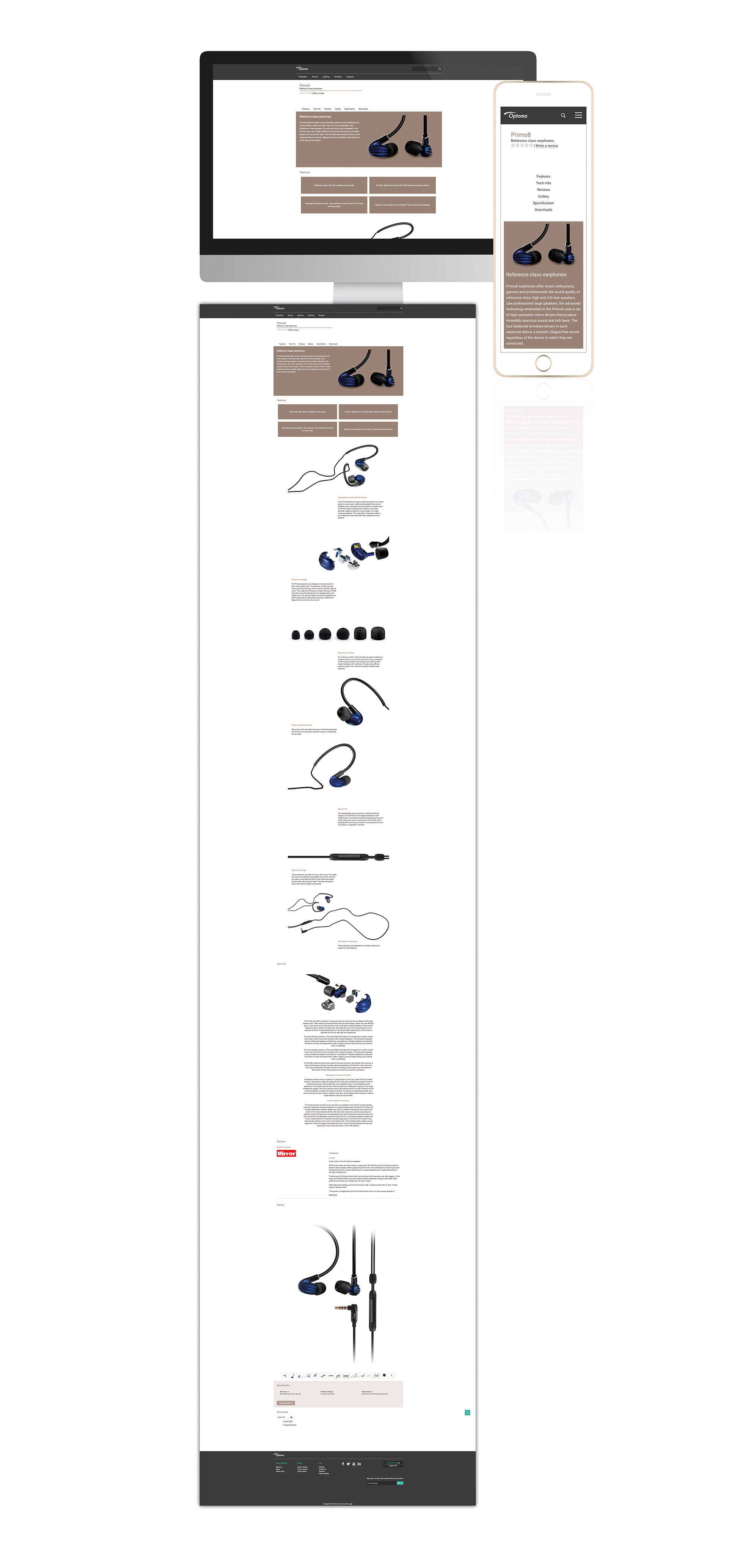 Primo8 page platforms