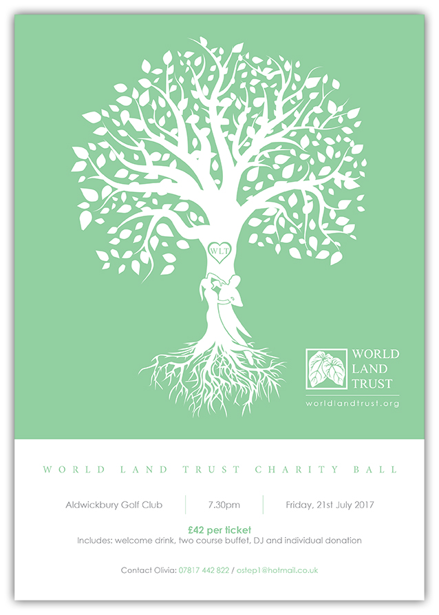 World land trust charity ball poster