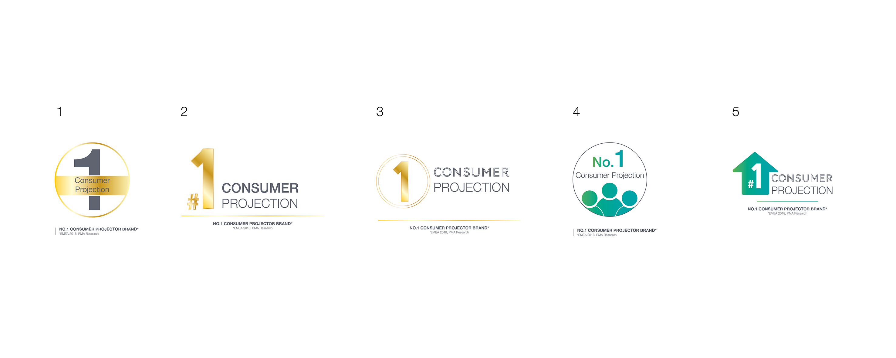 Consumer logo designs